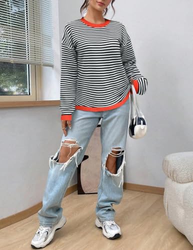 Image of Zeagoo Sweaters for Women Fall Outfits Trendy 2026 Long Sleeve Shirts Bussiness Casual Knit Pullover Sweater Tops