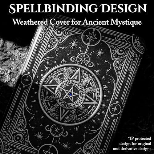 Image of Star Mage Trading Card Binder - 9 Pocket Ringless TCG Binder, 3D PU Leather - Premium 432 Side-Loading Pockets - Perfect Storage Holder for MTG, and Many TCG & Trading Card Collections (Blue Jewel)