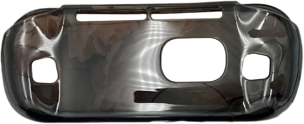 Para Retroid Pocket 6 funda protectora para consola de juegos de mano, diseño con orificios de ventilación, funda de TPU, paquete completo, delgada, antisísmica y anticaídas, carcasa protectora (Negro translúcido) de Generic