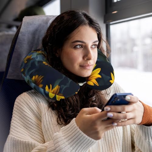 Almohada de memoria para viaje en forma de U suave miniatura 5