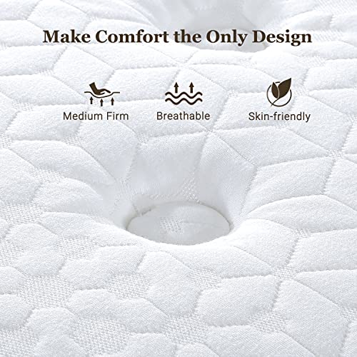 Bedstory Twin Xl Mattress, 12 Inch Hybrid Mattress Medium Firm, Bed Mattress With Gel Memory Foam & Individually Wrapped Coils Innerspring Mattress In A Box Certipur-Us Certified #TOP5