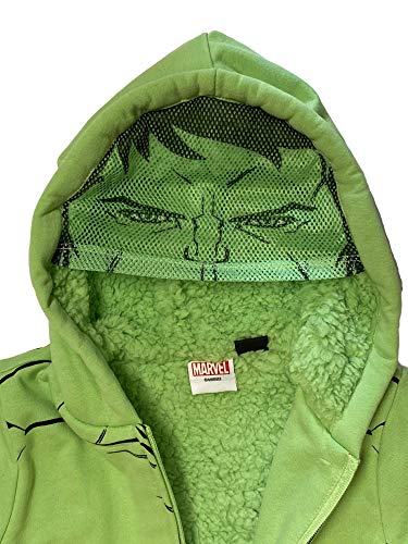 Marvel The Incredible Hulk Boys Sherpa Fleece Hoodie3