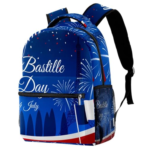 Sac à dos d'école confortable contre le mal de dos | Grand cartable ado multicolore 40cm