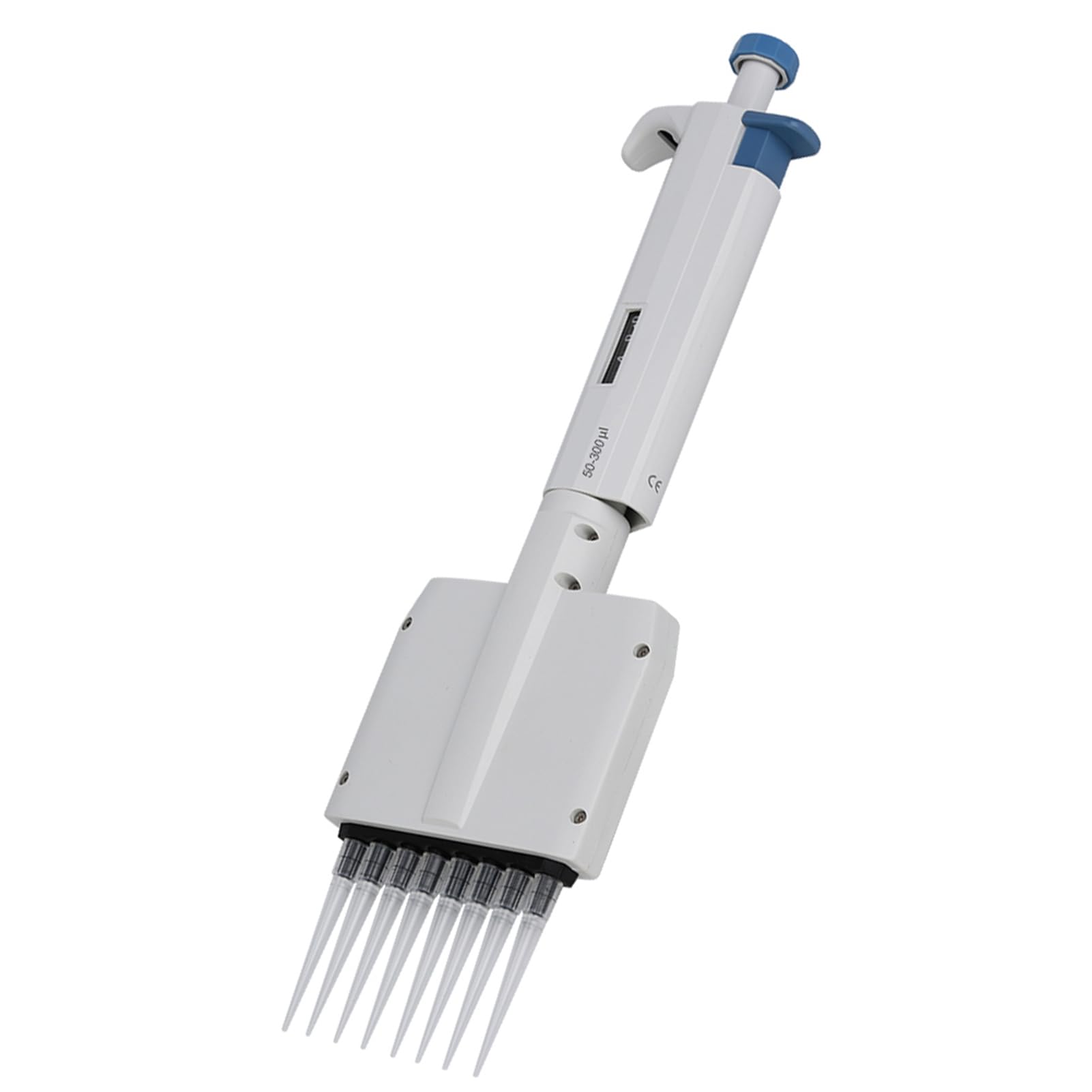 Manuell Einstellbare Mechanische Pipette, 8-Kanal-Pipette mit Variablem Volumen für Präzisen Flüssigkeitstransport, Kunststoff, 290 G