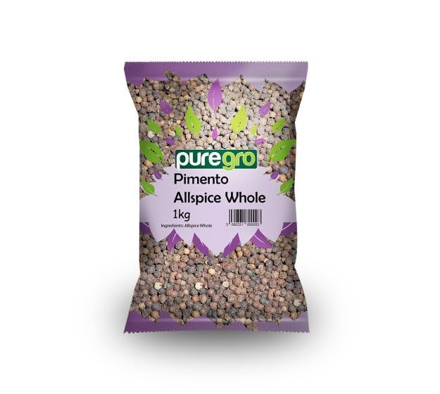 Whole Pimento 1kg | Whole All Spice | Pack of 1 | Premium & Quality Product | All Spice Berry Seasoning | Also Called Jamaican Pepper
