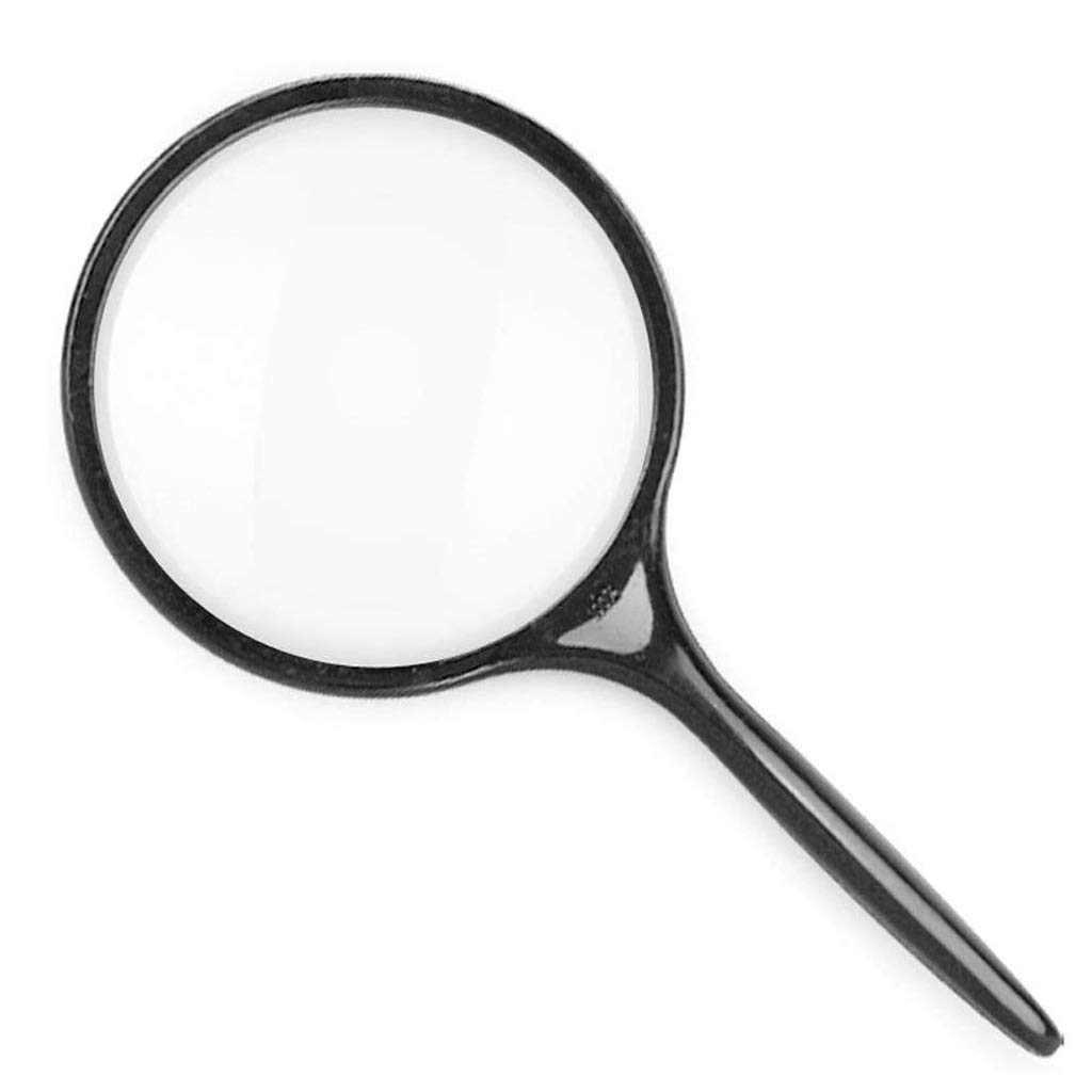 Lupa de Mejora Visual, Lente óptica Doble Auxiliar incluida, Aumento de 45X para Lectura, Monedas, Personas Mayores,
