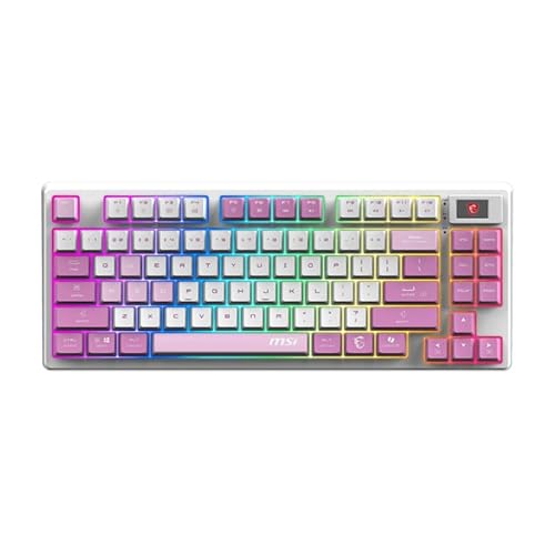 MSI FORGE GK600 TKL WIRELESS clavier Gaming USB + Bluetooth QWERTY Anglais britannique Neuf - vue 5