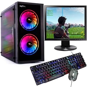 Veno Scorp Budget Gaming PC 19” Bundle Intel Core i3-8GB RAM – 500GB HDD – GT 710 2GB NOVA ARGB Gaming Case – WINDOWS 10