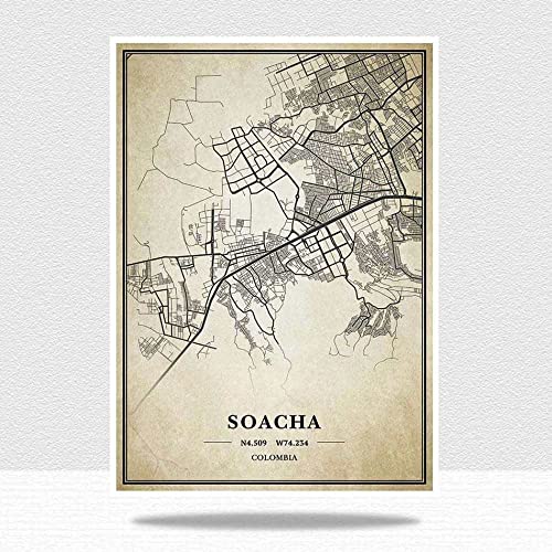 Rompecabezas De Madera Adulto De 1000 Piezas,Colombia Santa Marta Mapa Jigsaw, Retro City World Hardest Puzzle, Inusual Brain Challenge Puzzles For Children, Difícil Parent-Child Games, For Personal