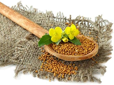 Miniatura 4 de Semillas de mostaza amarilla vegetal sin OMG para plantar 500 semillas