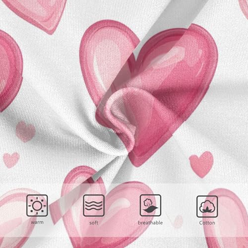 Girls Underwear Toddler 2t Cotton Panties for Girl Fun Briefs Girls Undies Hearts Pink Valentine3