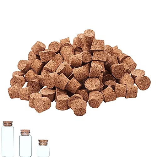 ZJYY 100 Piezas Tapones De Corcho Cónicos, Tapón De Tapón De Corcho De Madera, Mini Tapones De Corcho De Madera, Corchos De Repuesto Tapones, para Tubos De Ensayo, Botellas, Objetos Decorativos Cover