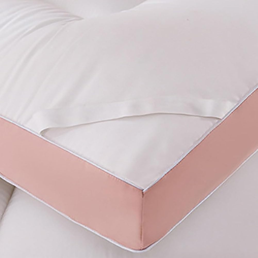 Topper Viscoelástico, Futon Colchon Topper 150x200 Topper Viscoelástico Topper Sobrecolchon Mattress Topper Pink 200x220cm