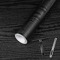 Abyssaly Black Wood Grain Contact Paper Peel and Stick Wallpaper Wooden Look Self-Adhesive Thicken Wallpaper Vinyl Wrap for Cabinets Countertops Shelf with Scraper, Paper Cutter 17.7" x 118"