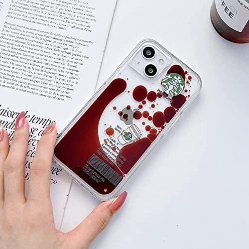 Image of Case Creation TPU|Brown|Mobile Phone Case For iPhone| Printed Sticker And Design Style|Slim Back Cover|Starbucks|Hard Ultra Protective & Anti Shock Pack Of 1 (iPhone 13 Pro Max)