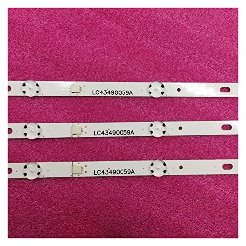 Therpios Piezas de Repuesto de TV- 3 PCS LED Strip de luz de Fondo Compatible con 4 3UJ635V 43UK6300PLB 43UJ651V 43UJ634V 43UJ630V 43UJ561V 43UJ655V LC43490059A LC43490058A (Color : 30 Pieces 10TV) Therpios Piezas de Repuesto de TV- 3 PCS LED Strip de luz de Fondo Compatible con 4 3UJ635V 43UK6300PLB 43UJ651V 43UJ634V 43UJ630V 43UJ561V 43UJ655V LC43490059A LC43490058A (Color : 30 Pieces 10TV)