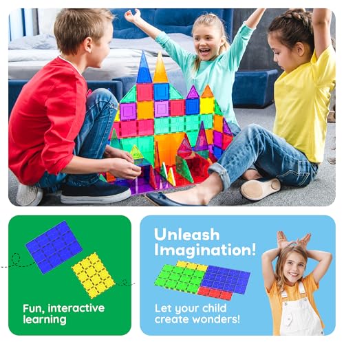 Image of PicassoTiles Magnetic Building Block Tiles Supersize Stabilizer Base Toy Large Size Magnet Tile Plate Jumbo XL Add On Durable Foundation Compatible Education Construction STEM Learning Stacking Set