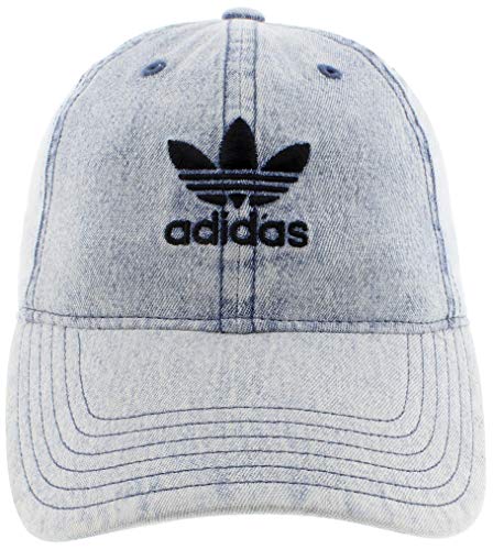 adidas Originals Men's Relaxed Denim, Washed Blue Denim, ONE SIZE