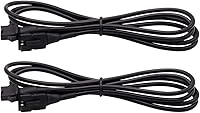 Vista 1 de YiLaie 2 cables de extensión de 47 pulgadas para uso con luces LED de rock, kits de acento RGB neón para LED, motocicleta, ATV, SUV, luz