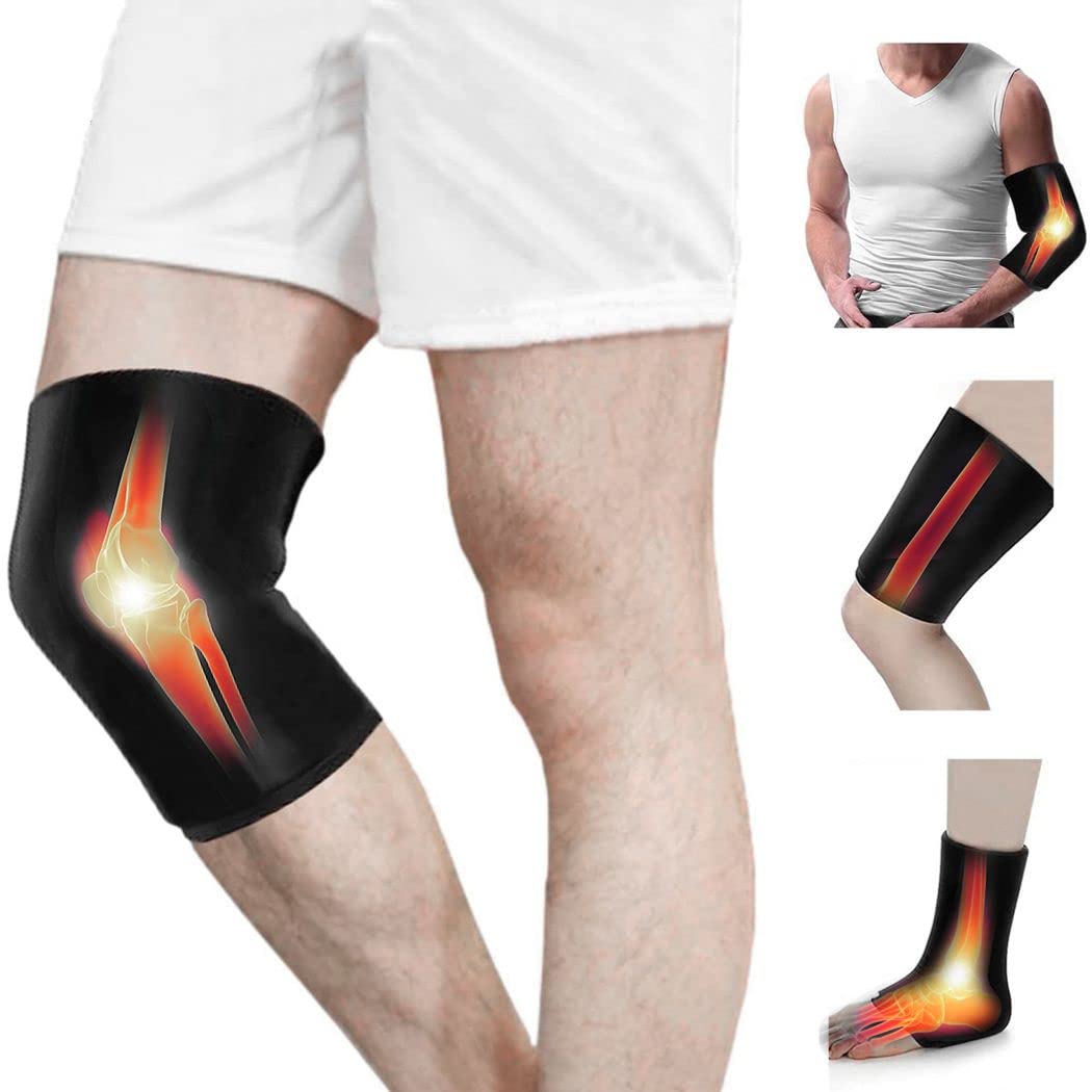 Generisch Sprunggelenk Kühlbandage, Wiederverwendbare Gel-Kühlhülle für Ellbogen, Knie, Wade und Oberschenkel, warm oder kalt anwendbar bei Schwellung, Fuß-, Fußgewölbe- und Achillessehnenbeschwerden