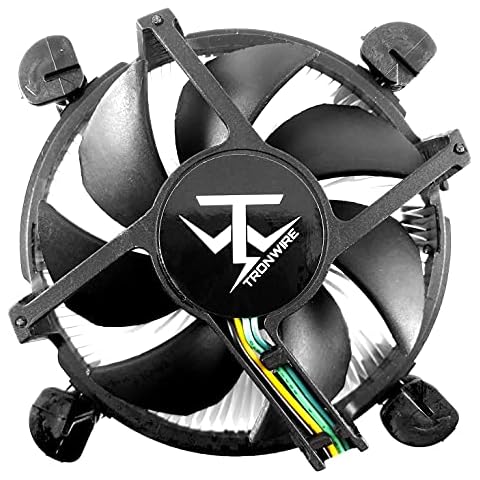 TRONWIRE TW-22 CPU Cooler Aluminum Heatsink 4-Pin PWM 92mm Fan Pre-Applied Thermal Paste for Intel Core i3 i5 i7 i9 Socket 1200 1151 1150 1155 1156 Desktop PC Computer Cover