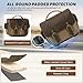 RAINSMORE Kameratasche Spiegelreflex, Kamera Tasche Klein, Fototasche mit Regenschutzhülle Taschen für Fotografen, Kamerataschen aus Canvas im Sling-Stil