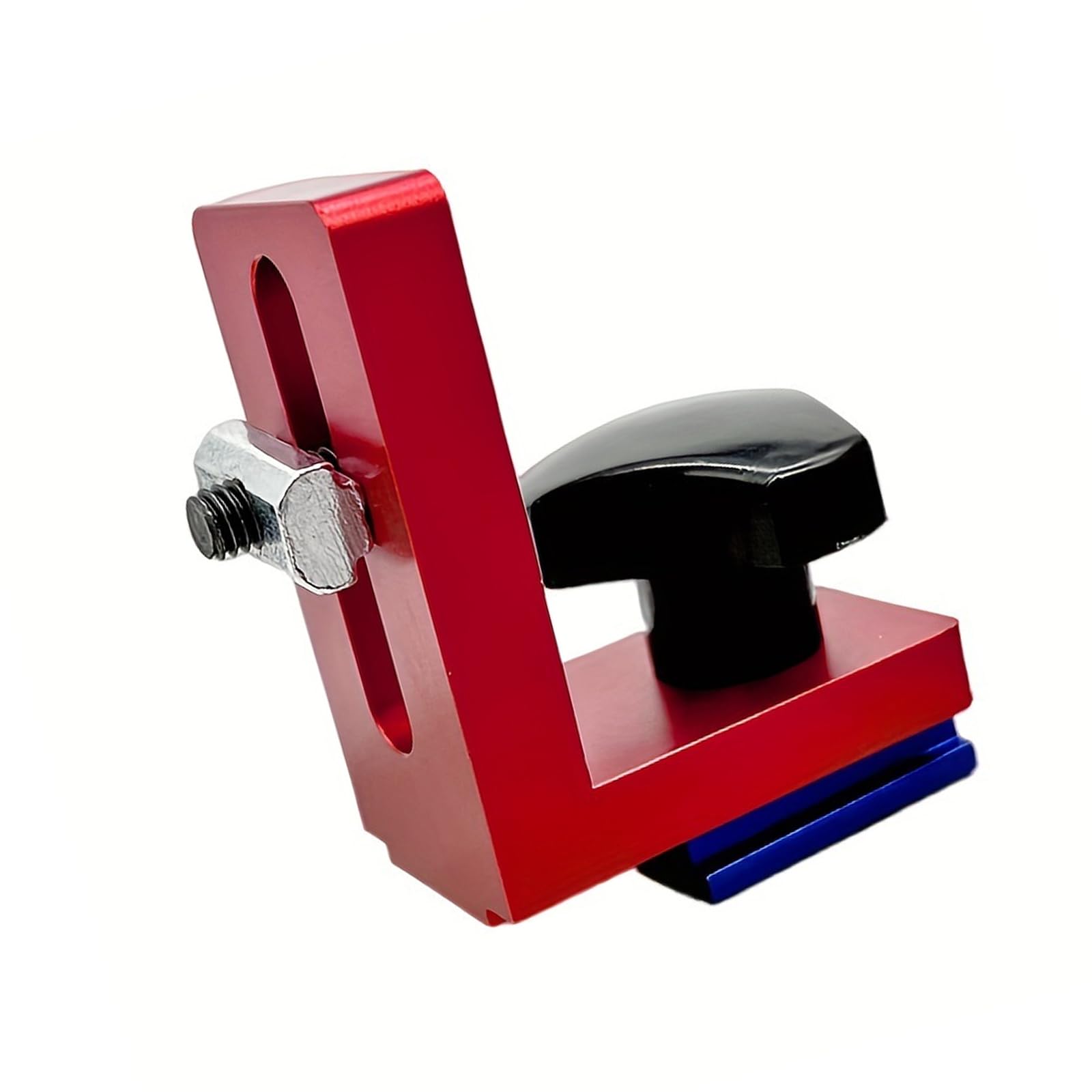 Precisely Aluminum Limit Stop Guide Rails Stop for Woodworking Tables with Lightweight Durability Construction Aluminum Worktable Clamp