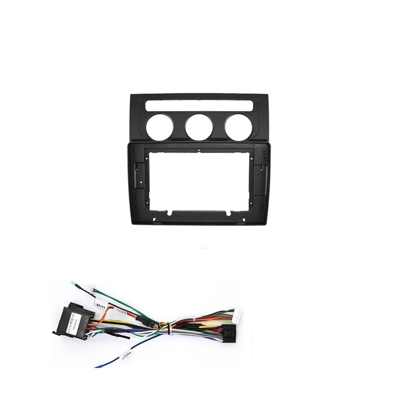 Mascherina Autoradio Cornice Stereo Audio Dash Kit Cornice Facia Panel Player Schermo Dvd Autoradio Fascia 10 Pollici per VW per Touran 2004 2005 2006 2007 2008