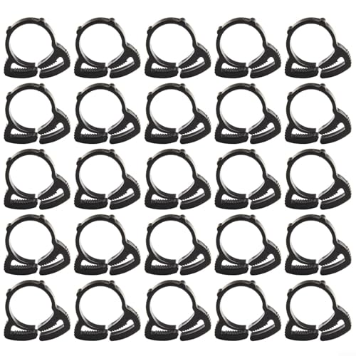 20 morsetti a cricchetto in plastica per connessioni affidabili per tubi da giardino (φ20 mm)