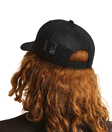 Image of American Flag Hat, Baseball Cap for Men Women, Adjustable Snapback Hats USA Flag Trucker Hat Black
