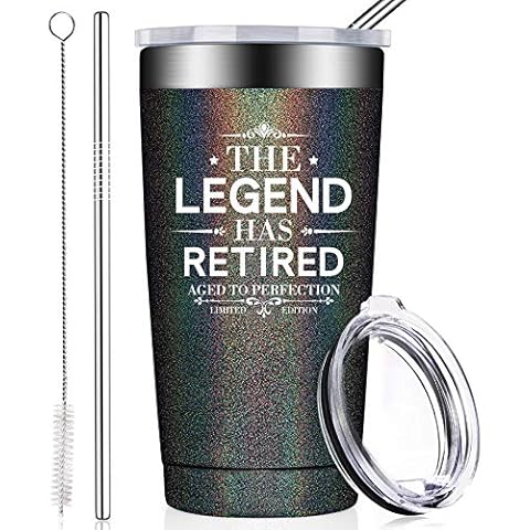 BIRGILT Retirement Gifts for Women - Coworker Leaving Gifts, Going Away Gift, Farewell Gifts for Women, Colleagues, Coworker - 20oz Retirement Tumbler Cover