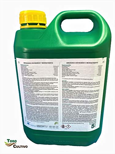Terra-Sorb Abono foliar Rico en aminoácidos Riqueza Complex 5 litros. Corrector de carencias.