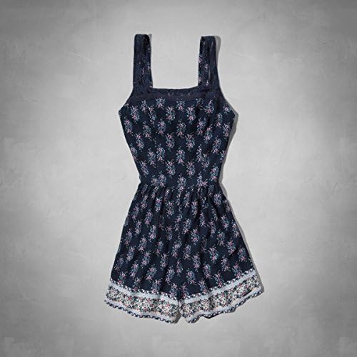 Amazon Co Jp アバクロ Abercrombie Fitch ロンパース ワンピース レディース ネイビー ｍ 並行輸入品 ファッション