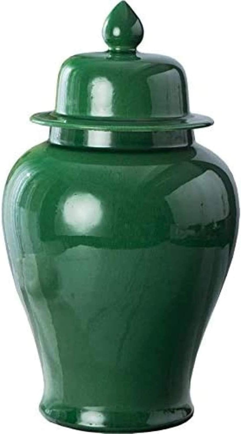 Vase Desktop Porcelain Vases Flower Ceramic Chinese Floral Jar for Home Décor Decorative(H60xW27cm)