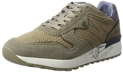 Preisvergleich Produktbild Wrangler Herren Sunny Punched Sneakers, Beige (Taupe), 45 EU