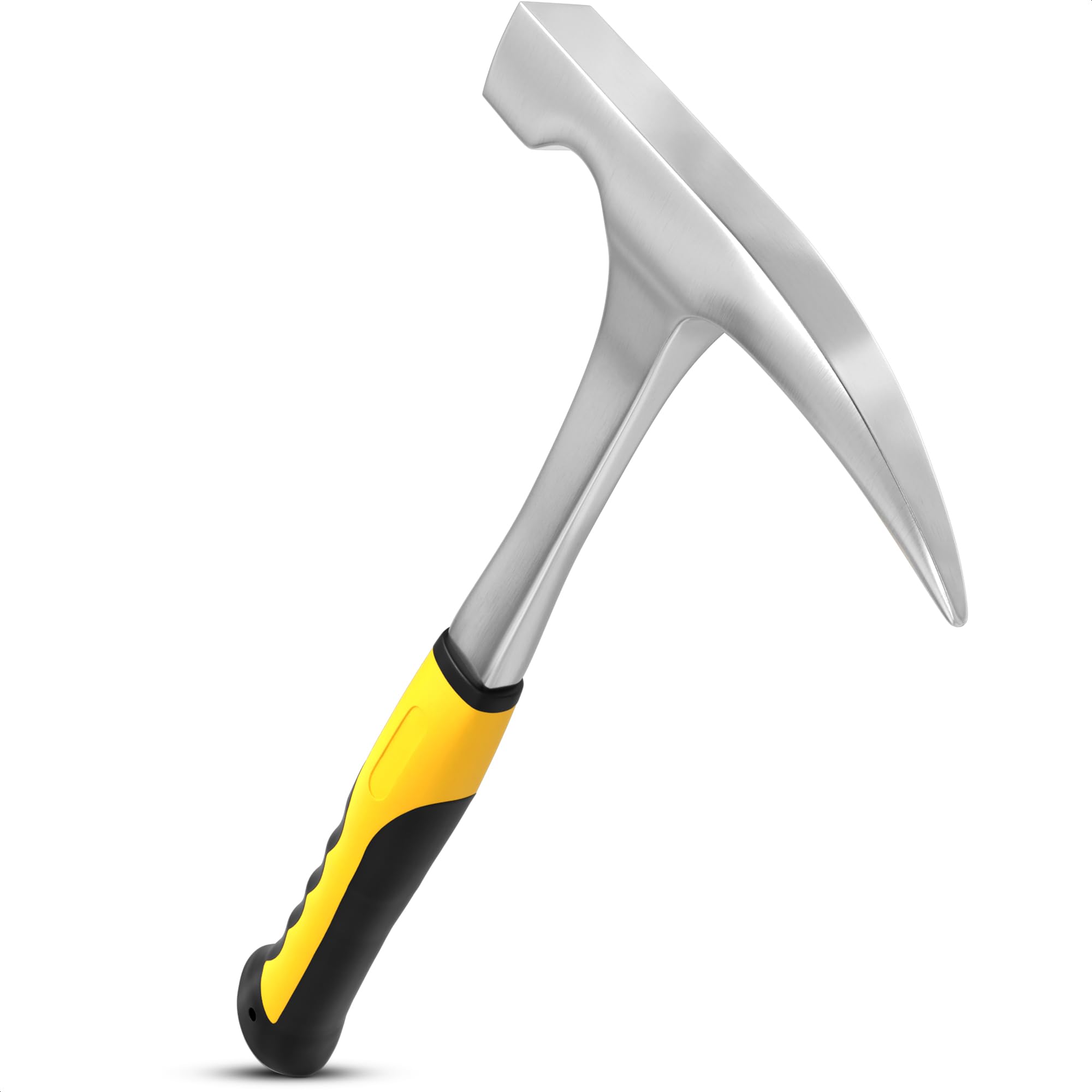 Small Rock Hammer 30 oz (1.9 lb) Balanced One-Piece Forged Steel