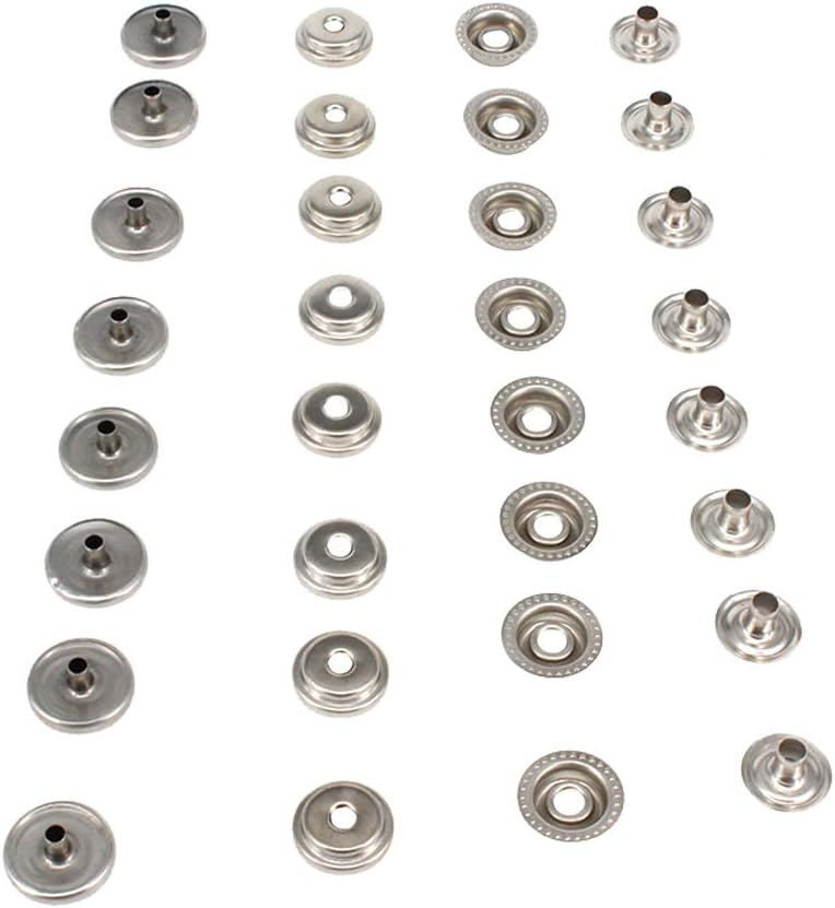 🔥 Crаzу Dеаlѕ HKOO Snap Fasteners 100% Stainless Steel Boat Marine Canvas Upholstery Snaps Cap - Socket - Stud - Eyelet All Four Parts,15mm Cap (80 Pieces ) (5/8"Stainless Steel) Onе-Dау Sаlе: Uр tо 60% оƒƒ HKOO Snap Fasteners 100% Stainless Steel Boat Marine Canvas Upholstery Snaps Cap - Socket - Stud - Eyelet All Four Parts,15mm Cap (80 Pieces ) (5/8"Stainless Steel)