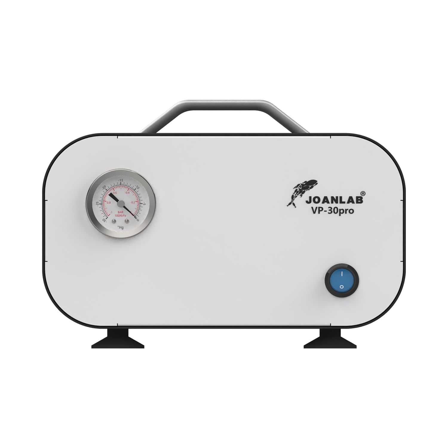JOANLAB Pompe à Vide Sans Huile 30L/min avec Régulation Pression, Double Fonction Vide & Pression Positive, 0.085MPa Pompe à Vide à Membrane pour Filtration, Recherche, Industrie(VP-30PRO)