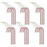 【Contenido del paquete】 Este paquete contiene 18 bastones de caramelo con un diseño de rayas de colores.Cada bastón de caramelo de plástico aproximadamente 12,5 x 3,7 cm, Longitud de la cinta dorada aproximadamente 7 cm.
