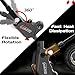 DYISLAND LD-210S Hydraulic Disc Brakes Set，2-PIN/Power-Off Hydraulic Brake kit for Electric Scooter/E-Scooter(L-L Brakes（Black）)