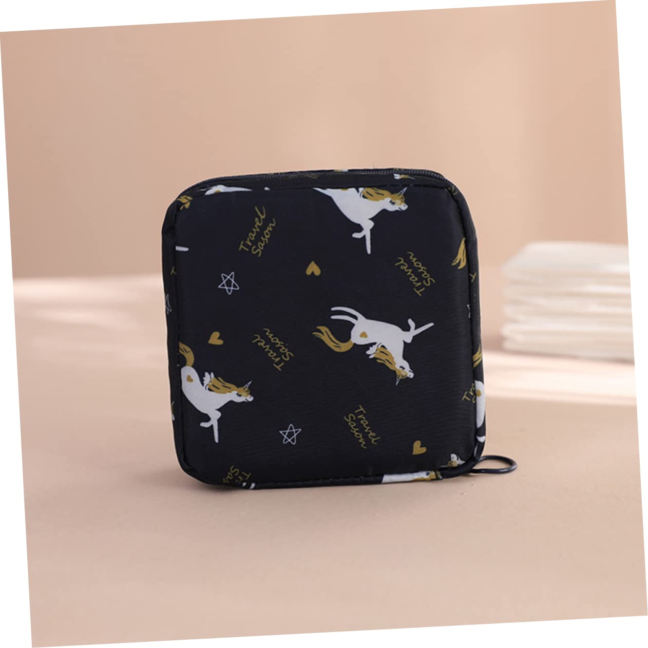 ABOOFAN 16piezas Bolsa De Almacenamiento Para Toallas Sanitarias y Tampones Diseño Adorable Bolsa Portátil Para Menstruación Para Guardar Artículos y Tarjetas
