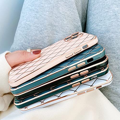 OWM Custodia in silicone per iPhone 14 Pro Max [trapuntata sul retro