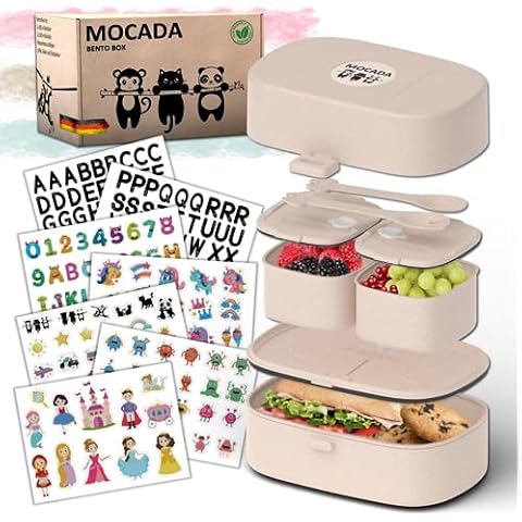 MOCADA® Bento Box for Children with Stickers Cover