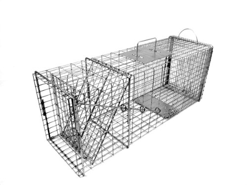 Tomahawk Live Trap - Model 608 - Original Series Rigid Live Trap with one Trap Door and Easy Release Door - 32x10x12 for Raccoon, Feral Cat, Badger, Woodchuck, Armadillo Sized Animals