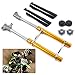 Jiabailie 21.6in Front Fork Shocker,49CC 2 Stroke Small Mini Front Fork Shocker Small Sports Cars Triple Dirt Pit Bike Pro Trail Gold,Motorcycle Accessories