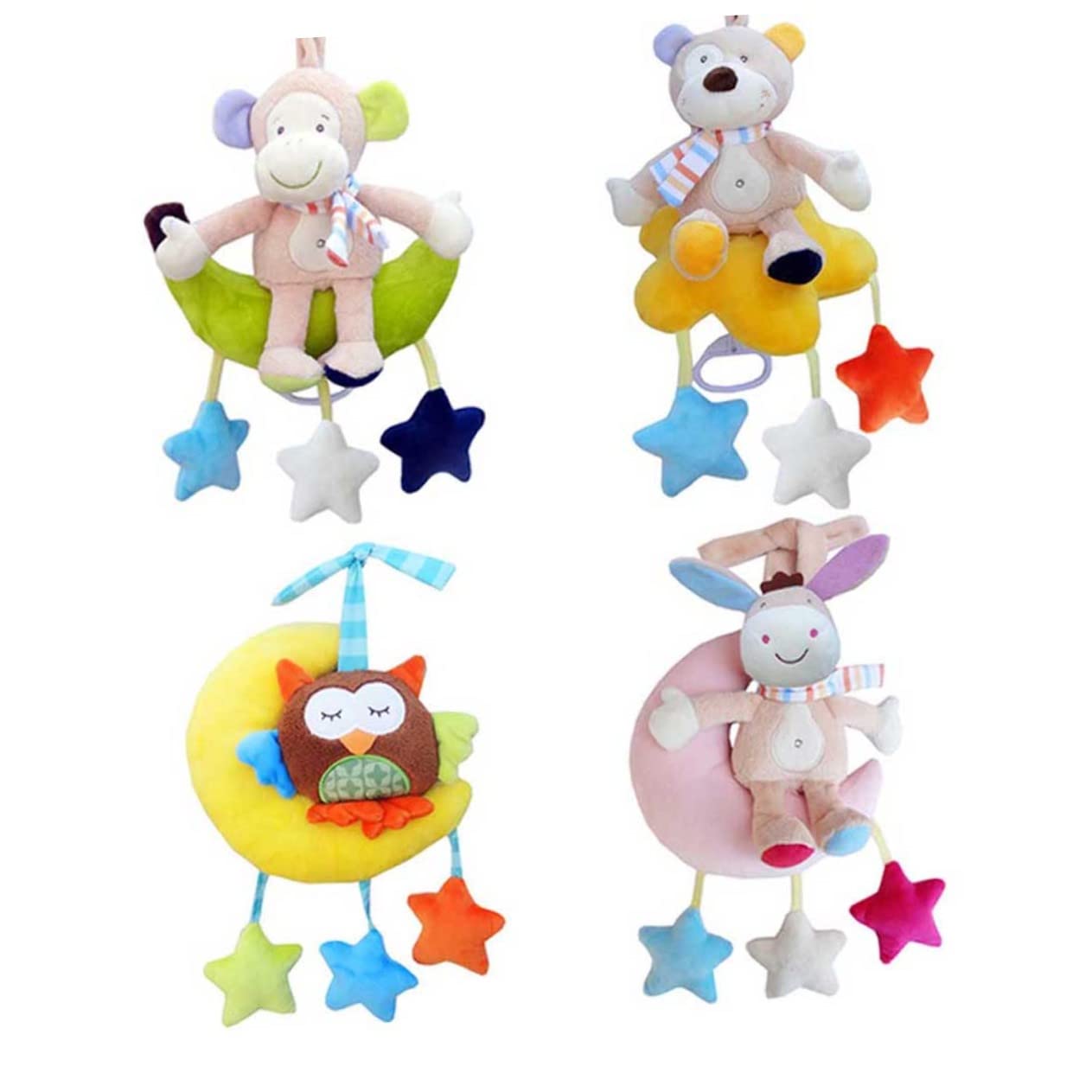 Toyvian 3 Pièces Poussette Jouet Jouets pour bébé Suspendu pour Poussette de Poussette pour bébé de Berceau pour Copier Pendentif de