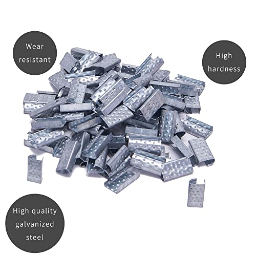 Image of All-in-One Banding Strapping Kit with Poly Strapping Tensioner, 3000ft PP Band, 200 Metal Seals, and Sealer Tools