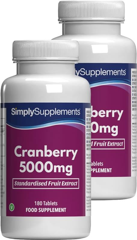 Pastillas de arándano 5000 mg | Apoya el sistema inmunológico y protege contra el estrés oxidativo | Adecuado para veganos y vegetarianos | 360 tabletas = 4 meses | Fabricado en el Reino Unido