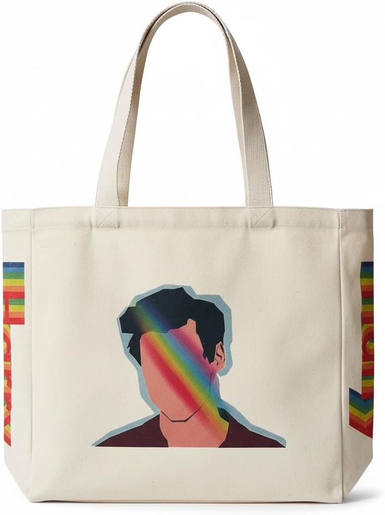 Canvas Tote Bag Aesthetic Vintage Cute Tote with Zipper Pockets Valentines Christmas Gifts for Women Girls