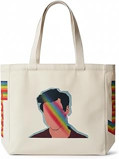Canvas Tote Bag Aesthetic Vintage Cute Tote with Zipper Pockets Valentines Christmas Gifts for Women Girls